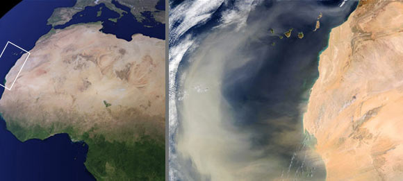 African dust storm