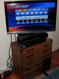 Weather forecast on TV